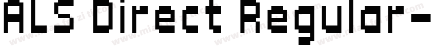 ALS Direct Regular字体转换